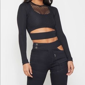 Women’s NWT Mesh Crop Top